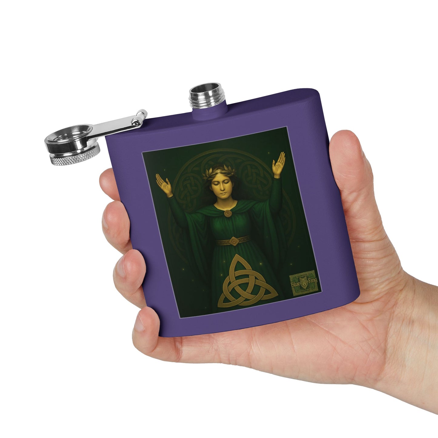 Danu Celtic Goddess Stainless Steel Flask, 6oz | Perfect Gift for Festivals, Holidays & Outdoor Adventures, Trendy Camping Accessory, [...]