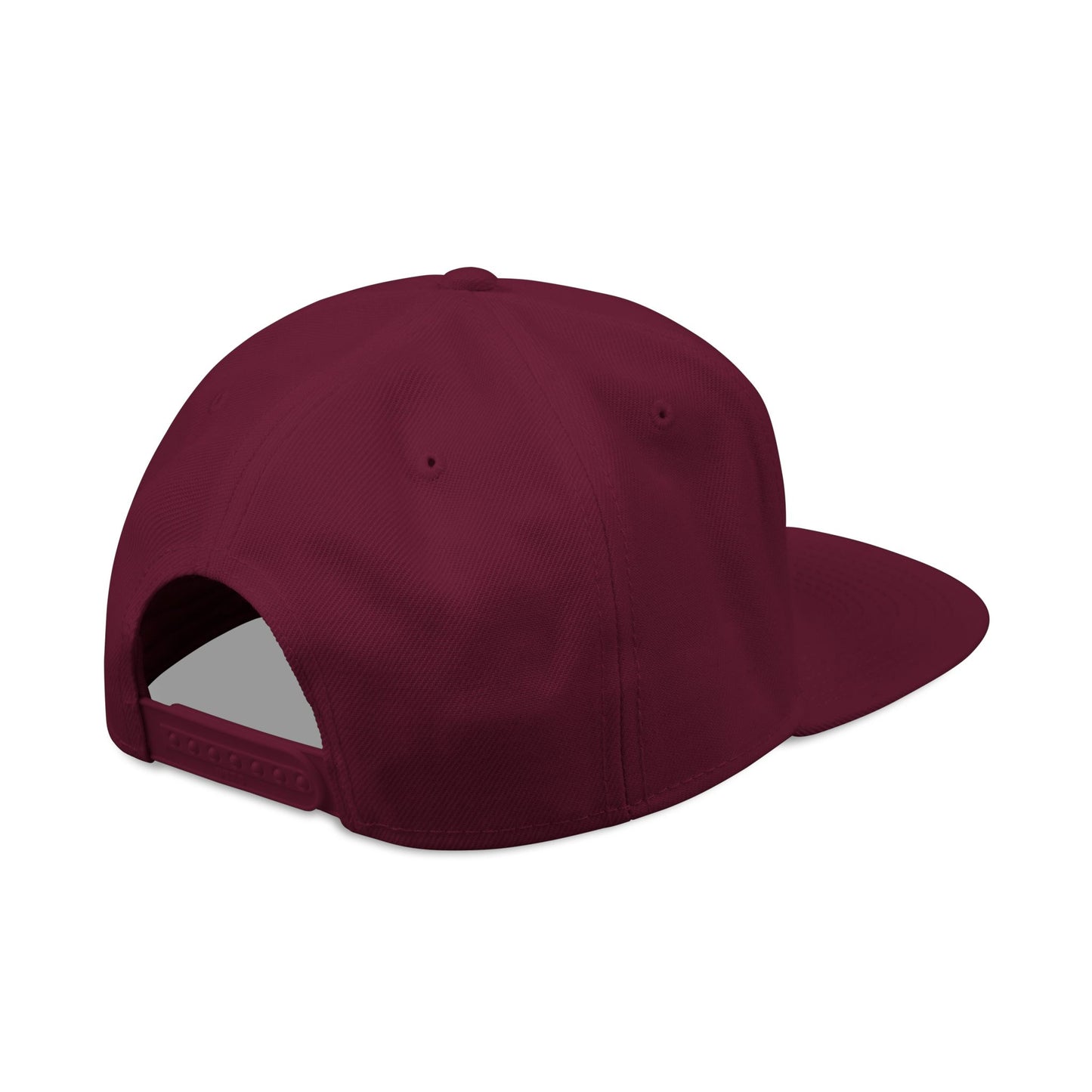 Snapback Hat - Skull Rose Gothic Old School Embroidery Design