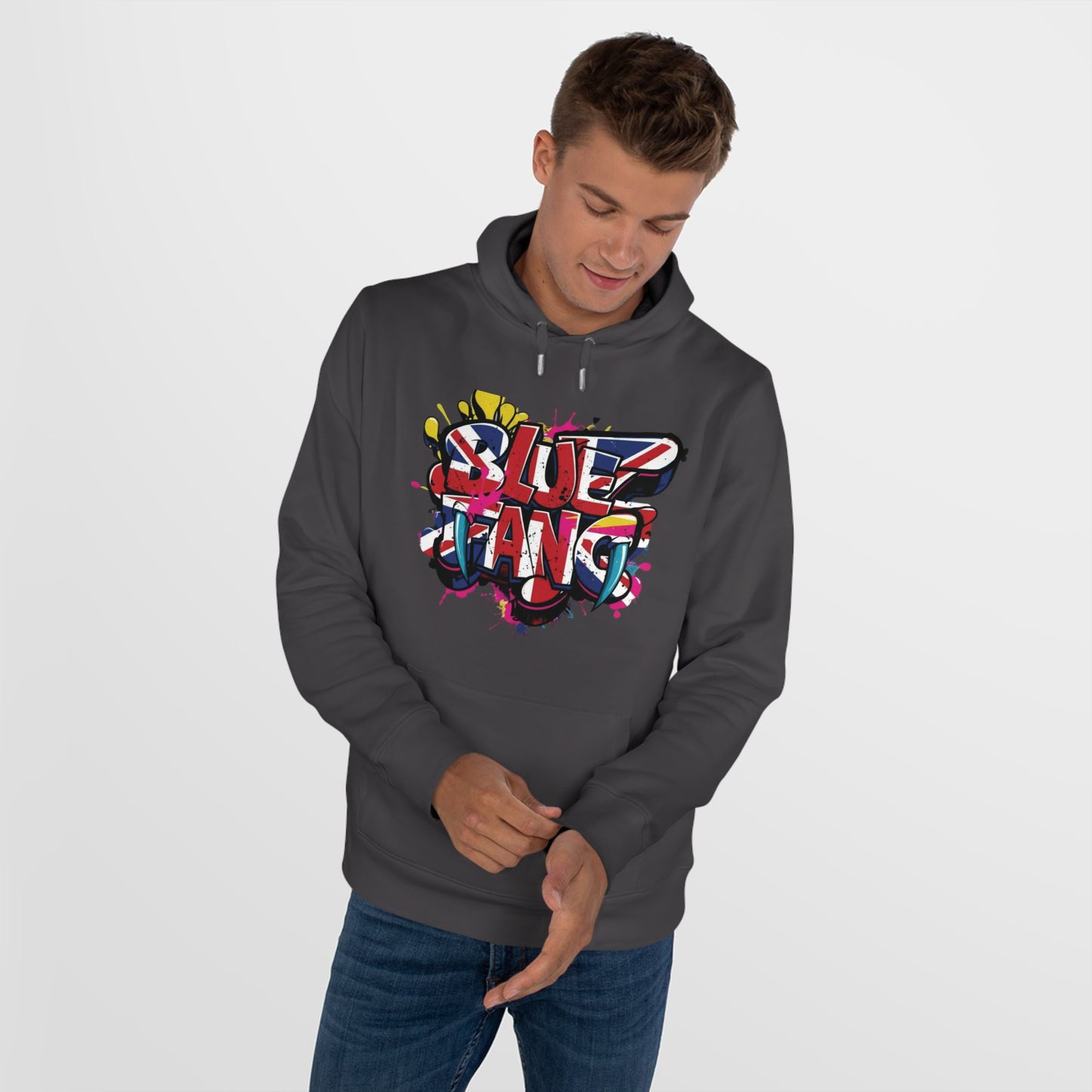 Vibrant Street Art Hooded Sweatshirt, Unisex Trendy Hoodie for Teens, Cool Graffiti Style, Stylish Casual Wear, Perfect Gift for Art Lovers