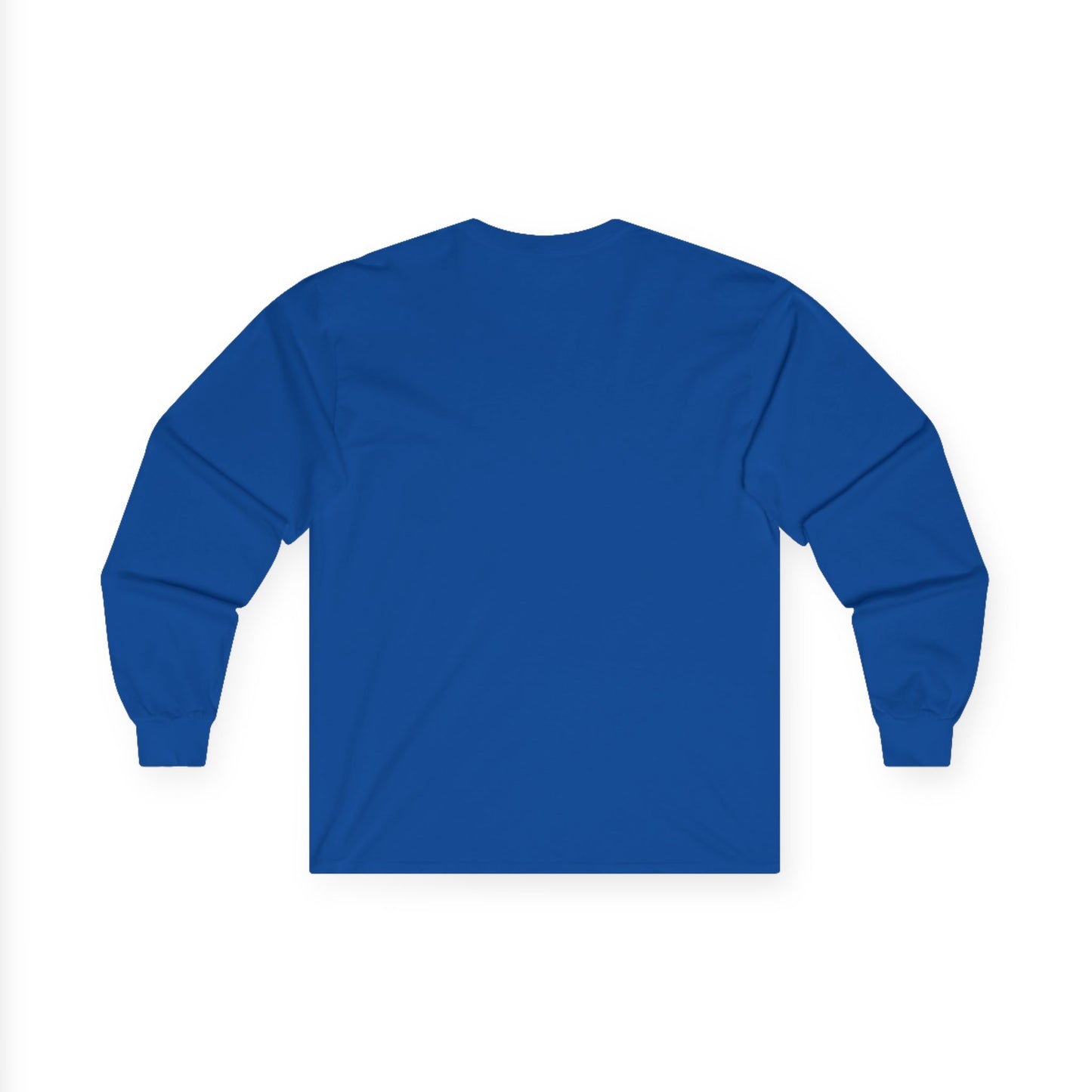 Retro Graphic Long Sleeve Tee, Streetwear Fashion Shirt, Vintage Style, Gift for Teens, Everyday Casual Wear, Blue Tang Design