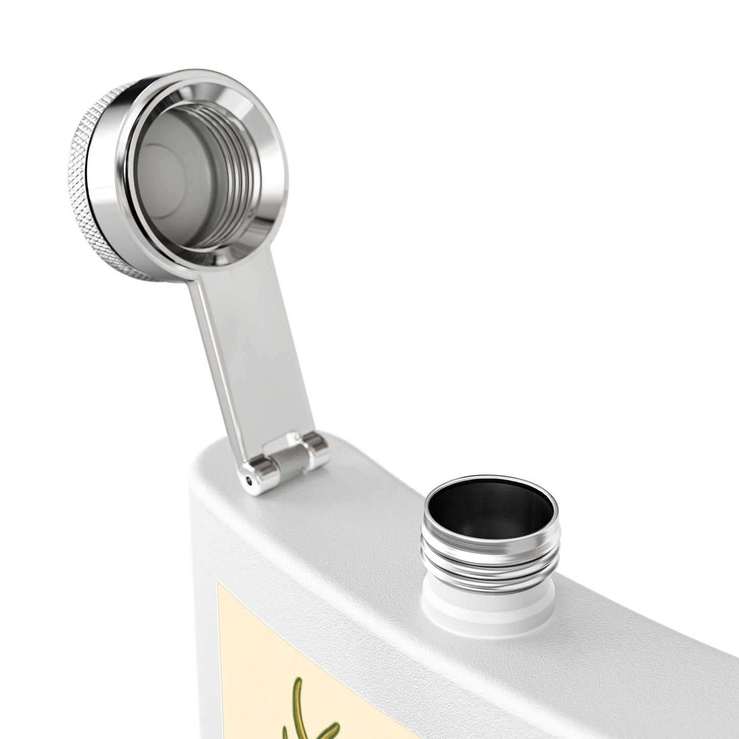 Flask, Celtic Cernunnos Design, 6oz Stainless Steel