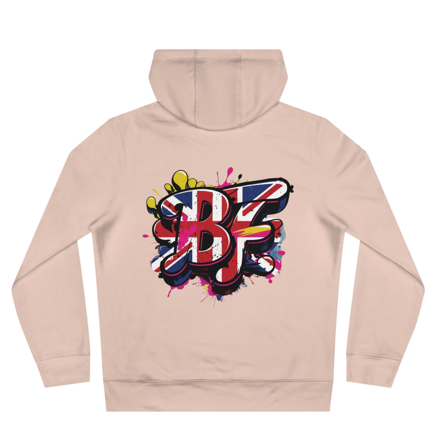 Vibrant Street Art Hooded Sweatshirt, Unisex Trendy Hoodie for Teens, Cool Graffiti Style, Stylish Casual Wear, Perfect Gift for Art Lovers