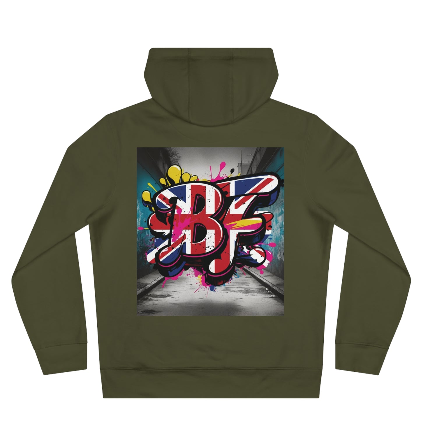 Vibrant Street Art Hooded Sweatshirt, Unisex Trendy Hoodie for Teens, Cool Graffiti Style, Stylish Casual Wear, Perfect Gift for Art Lovers