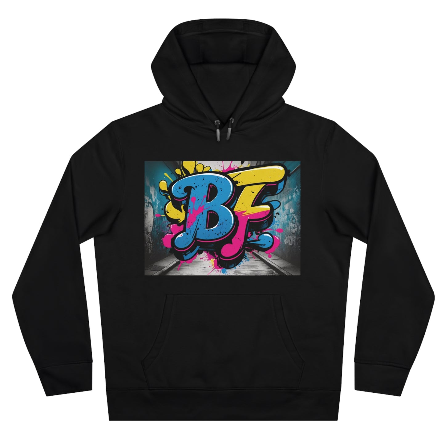 Vibrant Street Art Hooded Sweatshirt, Unisex Trendy Hoodie for Teens, Cool Graffiti Style, Stylish Casual Wear, Perfect Gift for Art Lovers
