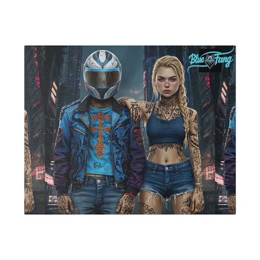 Copy of Edgy Urban Art Canvas, Motorcycle Art, Street Style Decor, Tattoo-Inspired Wall Art, Gift for Bikers, Cool Room Decor