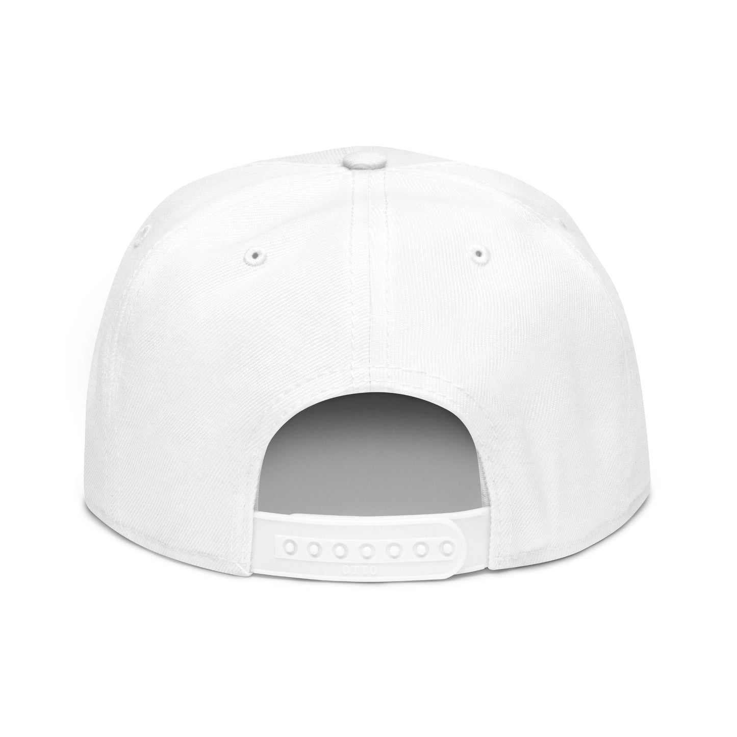 Snapback Hat - Skull Rose Gothic Old School Embroidery Design