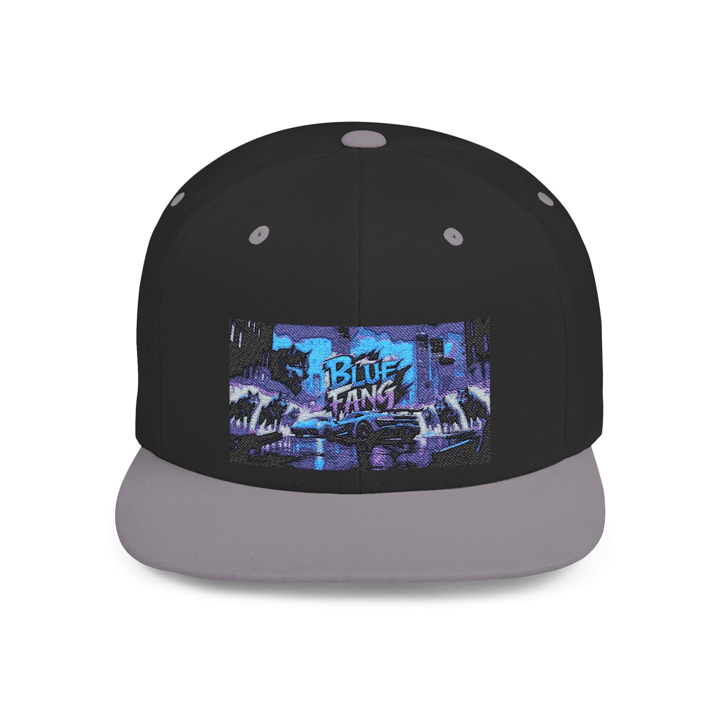 Retro-Inspired Flat Bill Snapback Cap, Hip-Hop Style Hat, Streetwear Accessory, Urban Fashion, Gift for Trendsetters