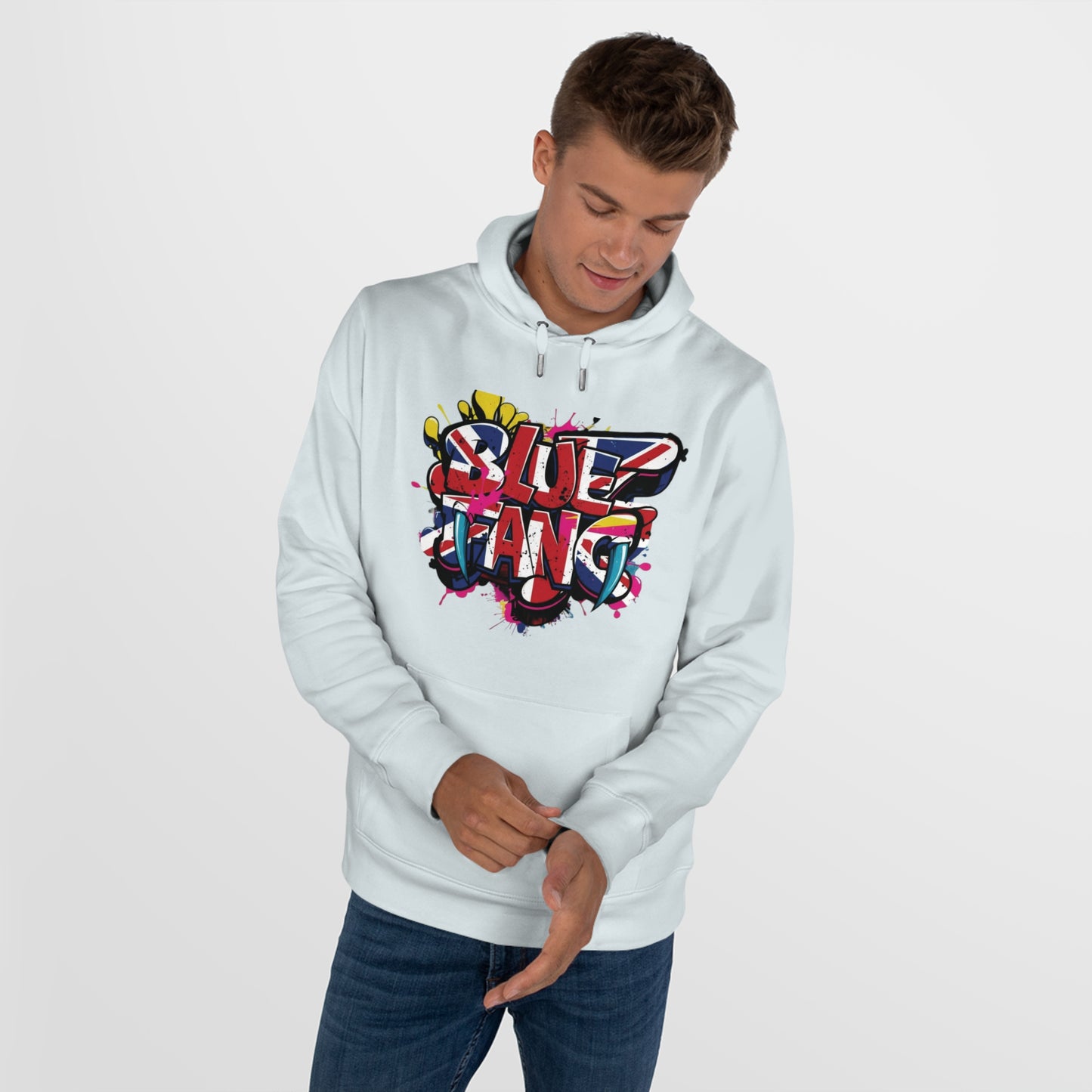 Vibrant Street Art Hooded Sweatshirt, Unisex Trendy Hoodie for Teens, Cool Graffiti Style, Stylish Casual Wear, Perfect Gift for Art Lovers