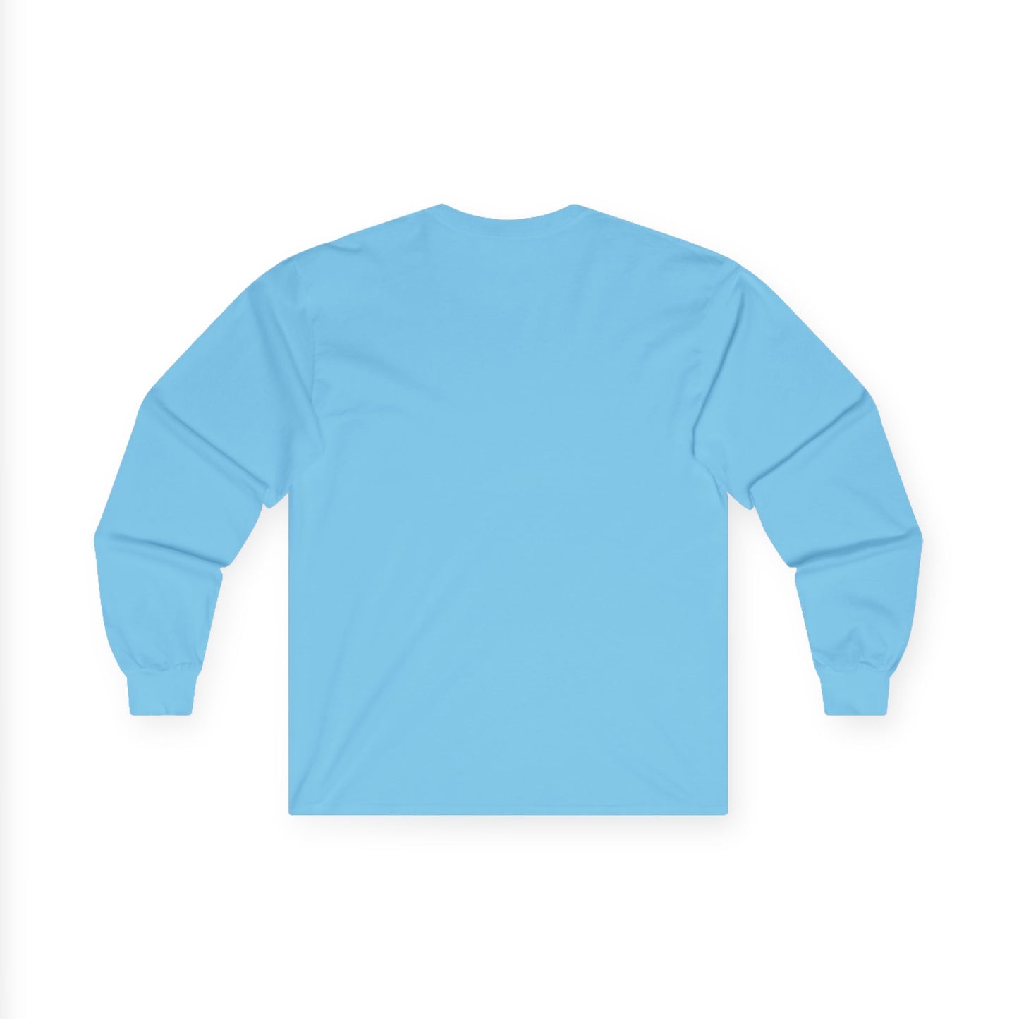 Retro Graphic Long Sleeve Tee, Streetwear Fashion Shirt, Vintage Style, Gift for Teens, Everyday Casual Wear, Blue Tang Design