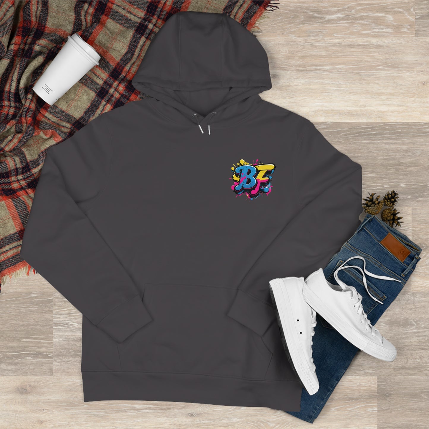 Vibrant Street Art Hooded Sweatshirt, Unisex Trendy Hoodie for Teens, Cool Graffiti Style, Stylish Casual Wear, Perfect Gift for Art Lovers