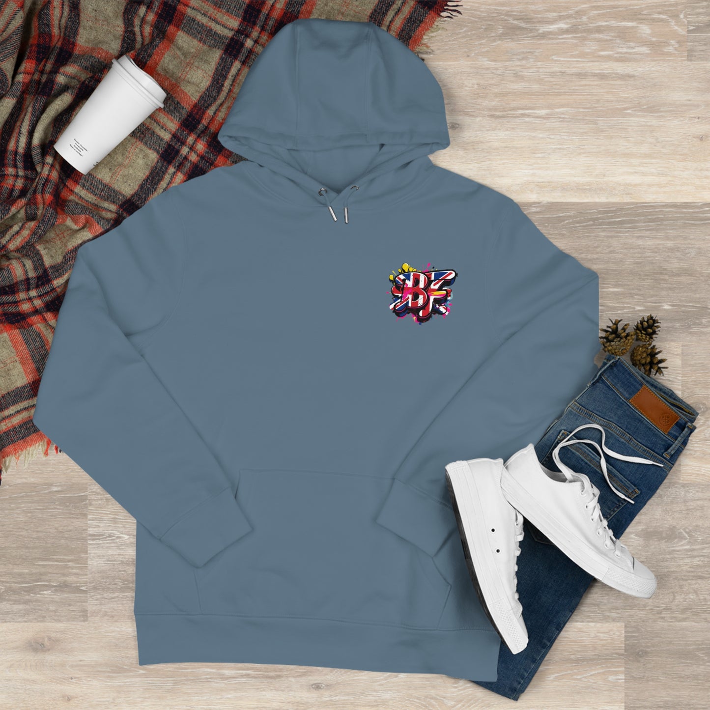 Vibrant Street Art Hooded Sweatshirt, Unisex Trendy Hoodie for Teens, Cool Graffiti Style, Stylish Casual Wear, Perfect Gift for Art Lovers