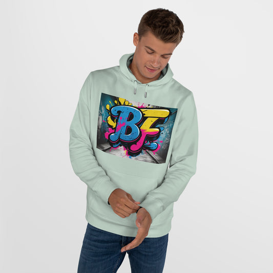 Vibrant Street Art Hooded Sweatshirt, Unisex Trendy Hoodie for Teens, Cool Graffiti Style, Stylish Casual Wear, Perfect Gift for Art Lovers